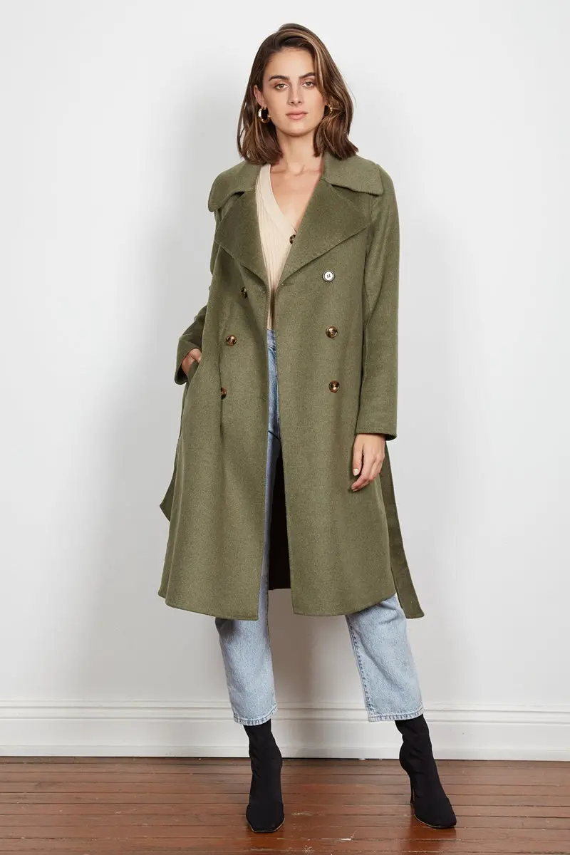 Wish - Officer Coat - Khaki 1