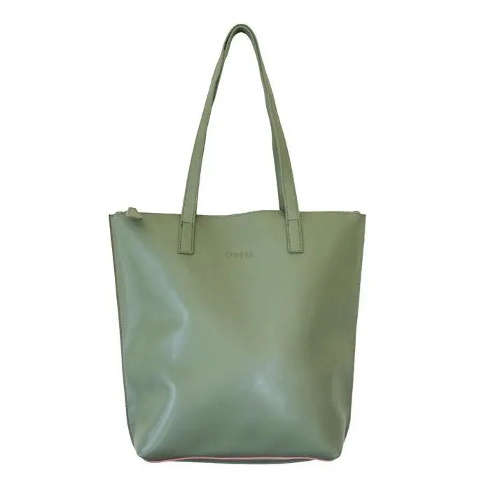 Hoopla - Small Zip Tote - Olive Green 1