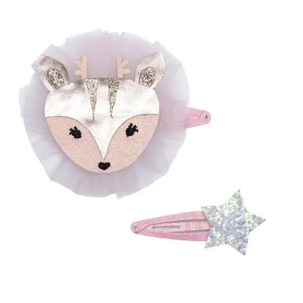 Billy Loves Audrey - Doe Hair Clip Duo 1