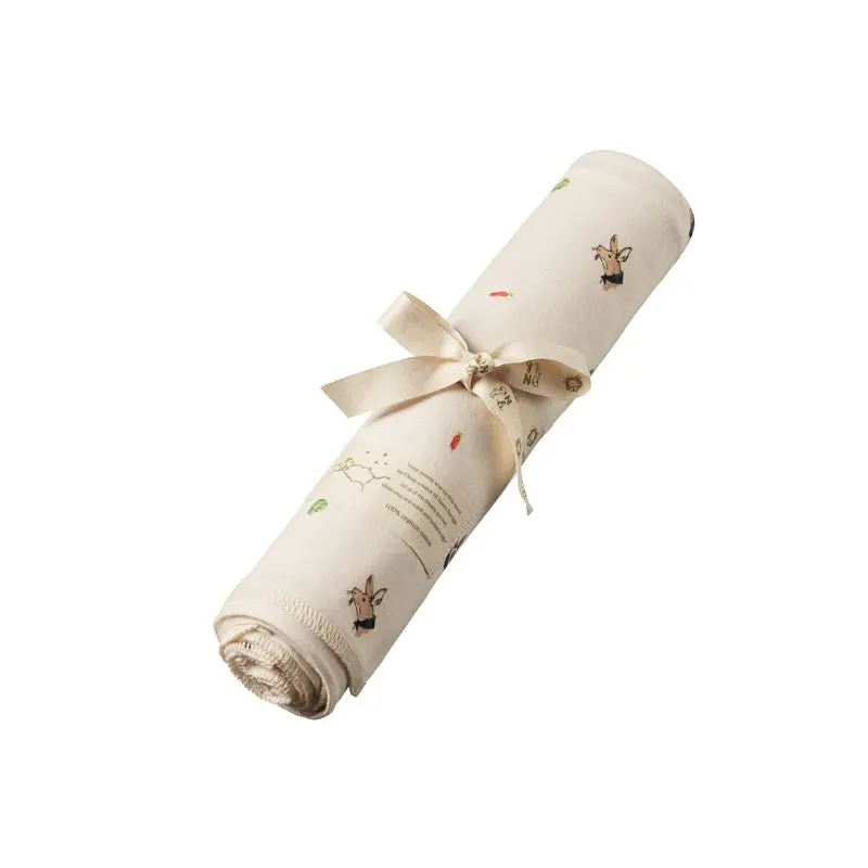 Nature Baby - Cotton Wrap - Bunny Garden Print 1
