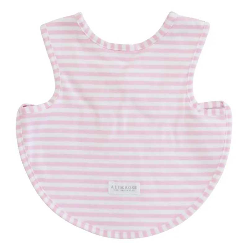 Alimrose - Bib Arm Holes Back Fastening Pink 1