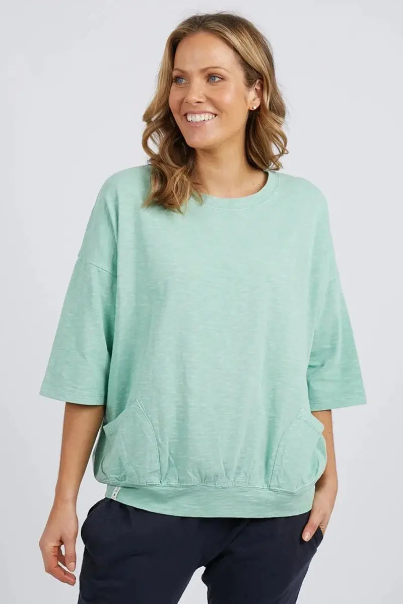 Elm - Fundamental Mazie Sweat - Moss 1