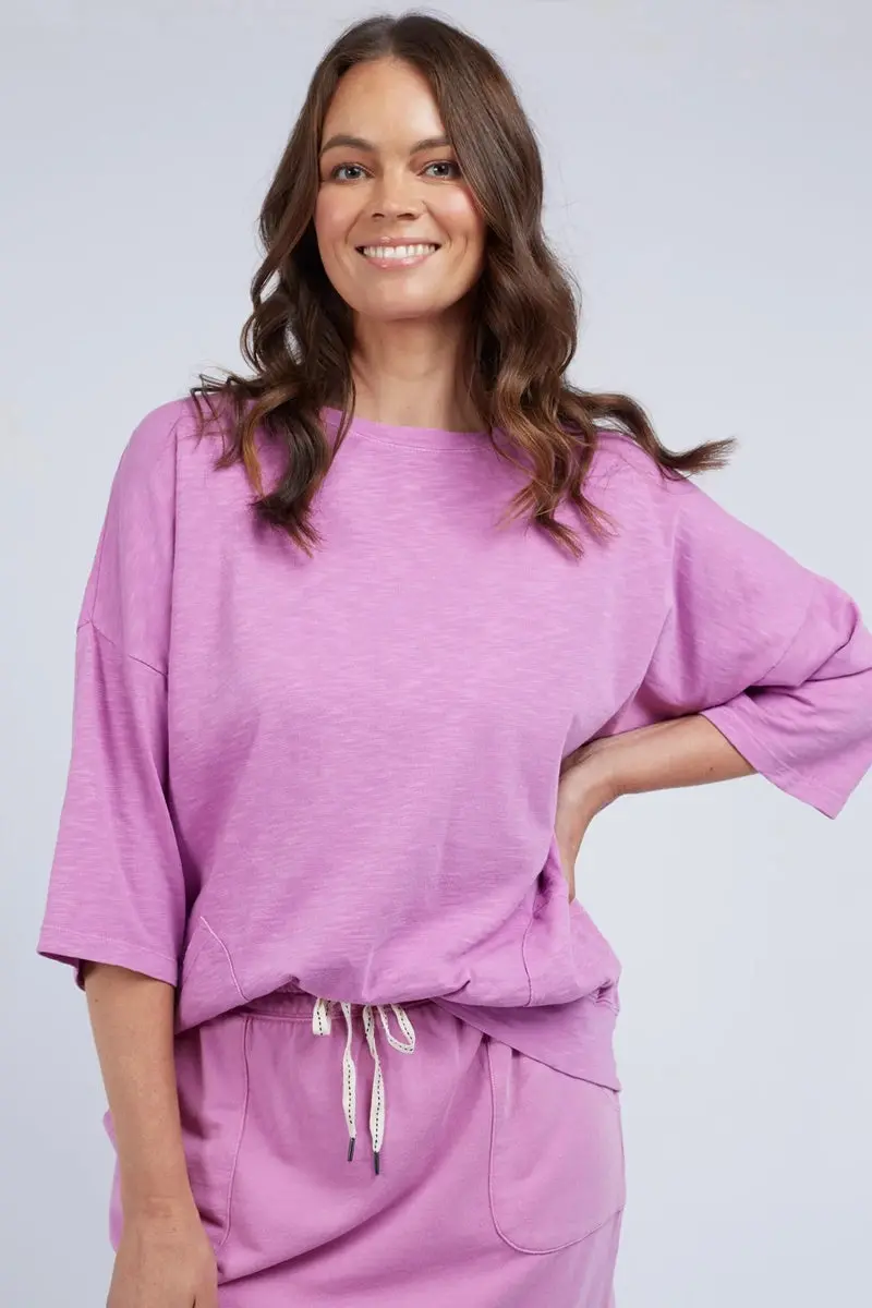 Elm - Fundamental Mazie Sweat - Violet Bloom 1