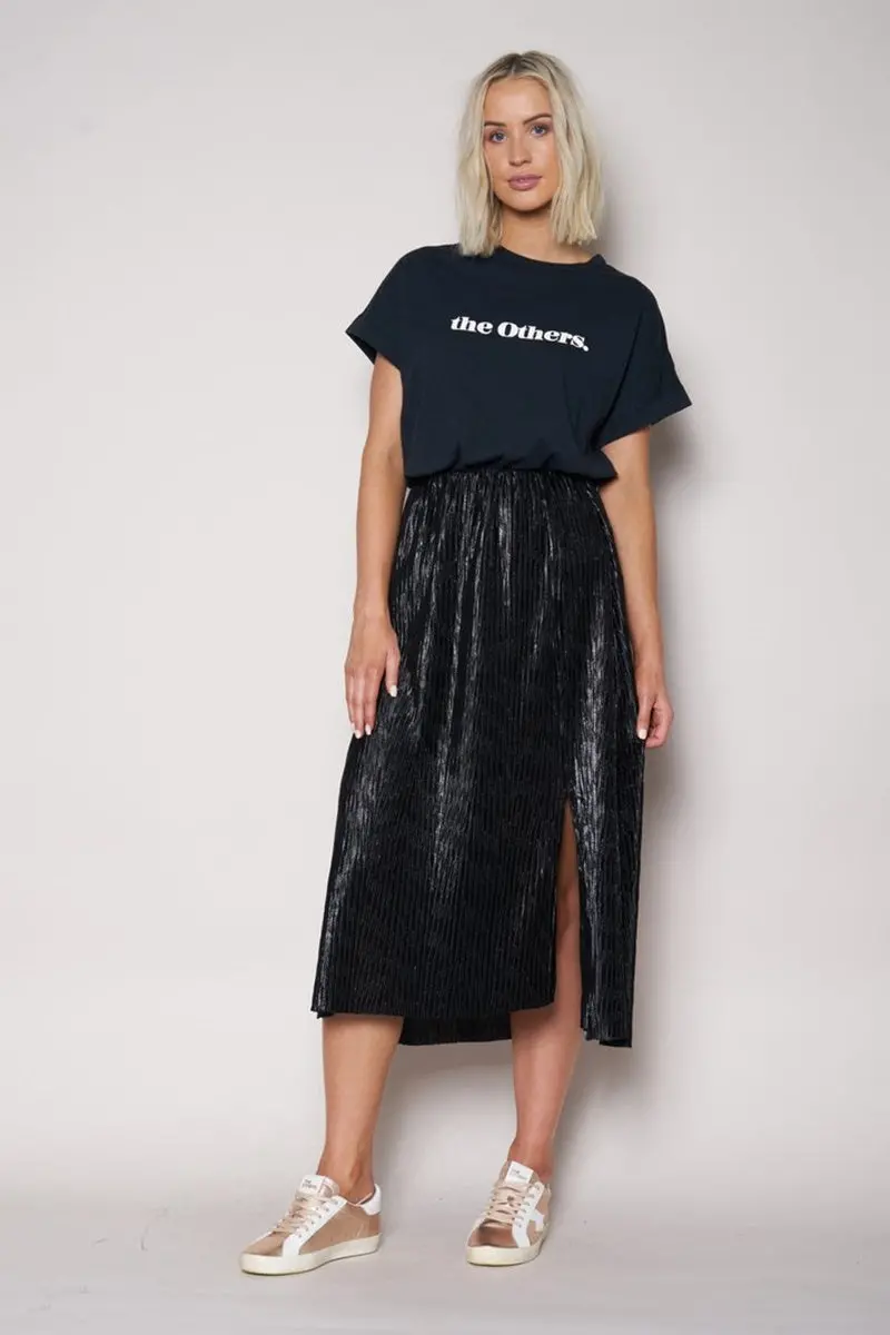The Others - Relaxed Tee -  Black With White Logo 1