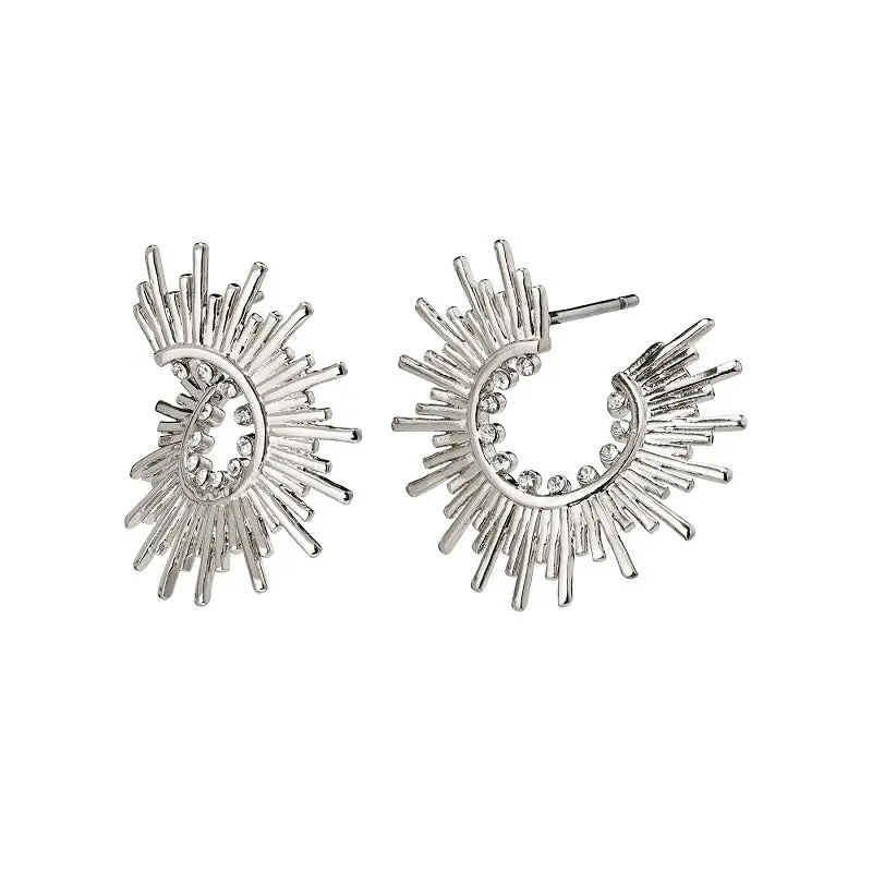 Pilgrim - Shana Earrings - Crystal / Silver Plated 1