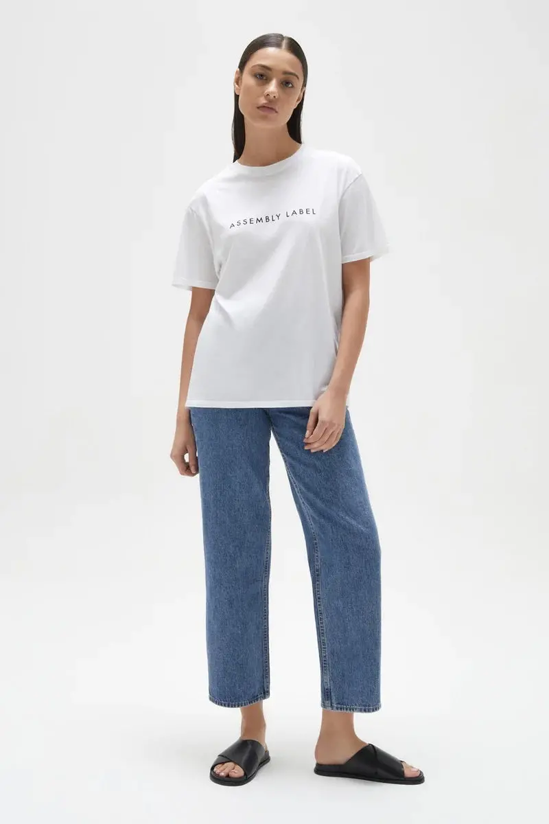 Assembly Label - Everyday Organic Logo Tee - White 1