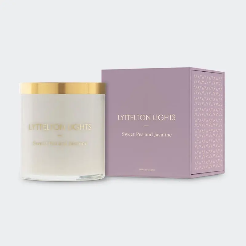 Lyttelton Lights - Large Candle - Sweet Pea & Jasmine” 1