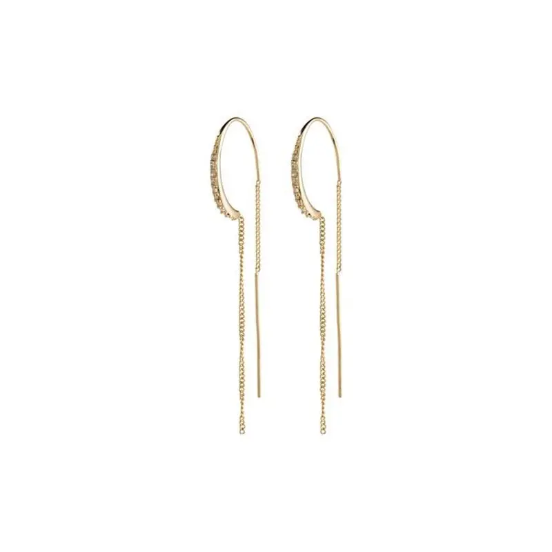 Pilgrim - Fire Thread Earrings - Gold Plated 1