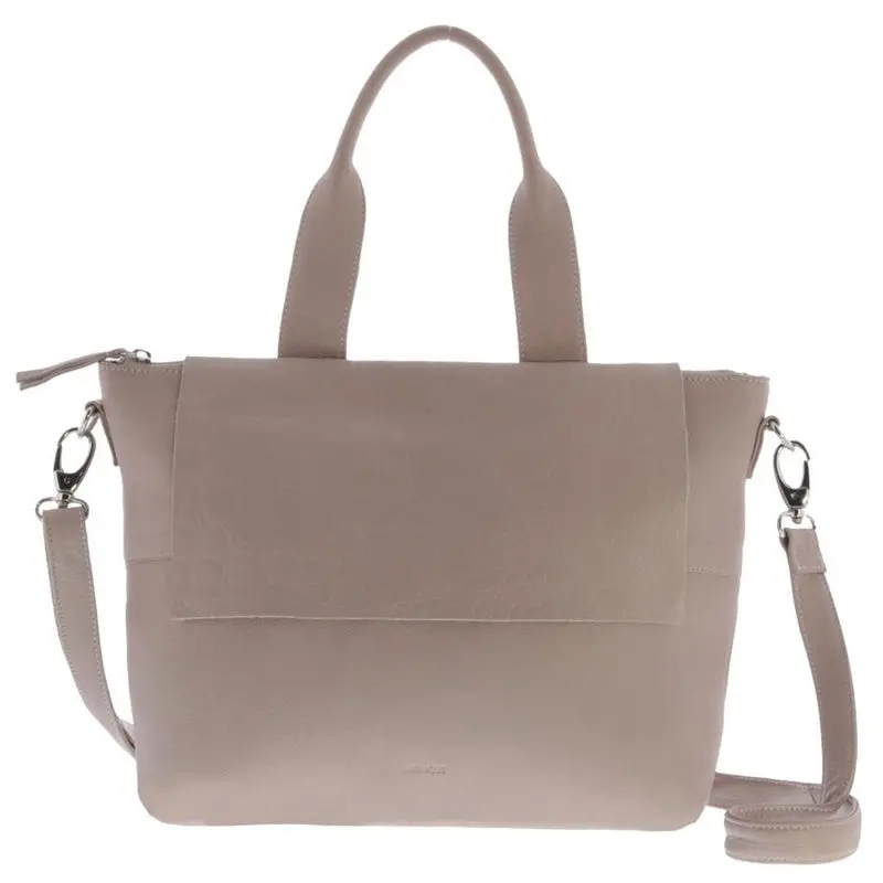 Monique - Penelope Leather Flap Messenger Bag 1