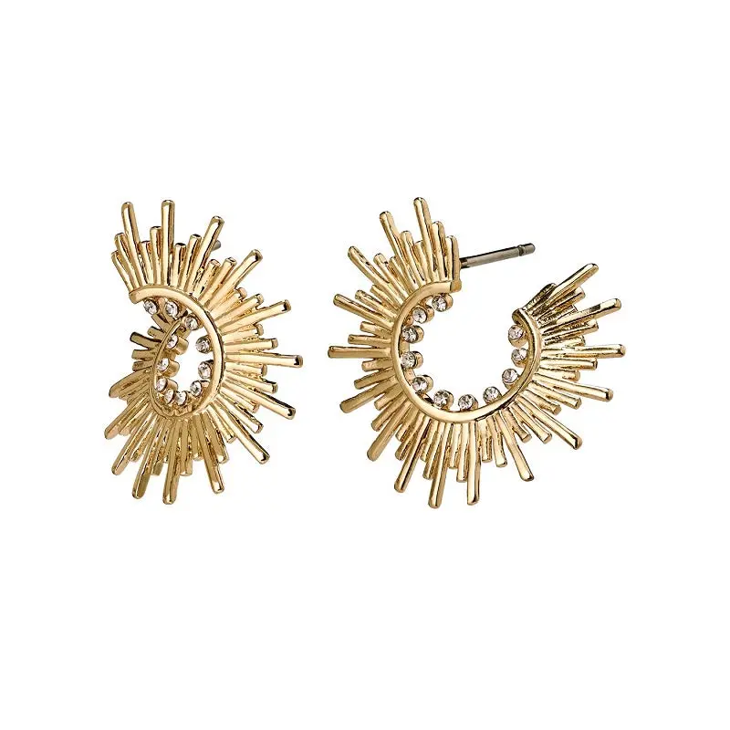Pilgrim - Shana Earrings - Crystal / Gold Plated 1
