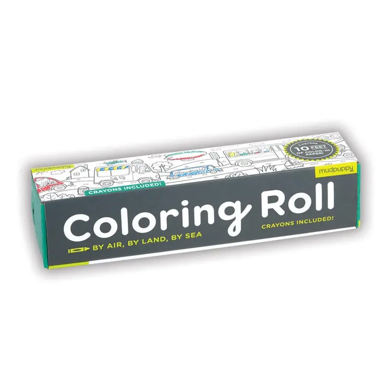 Mudpuppy - By Air By Land By Sea Colouring Roll (Large) 1