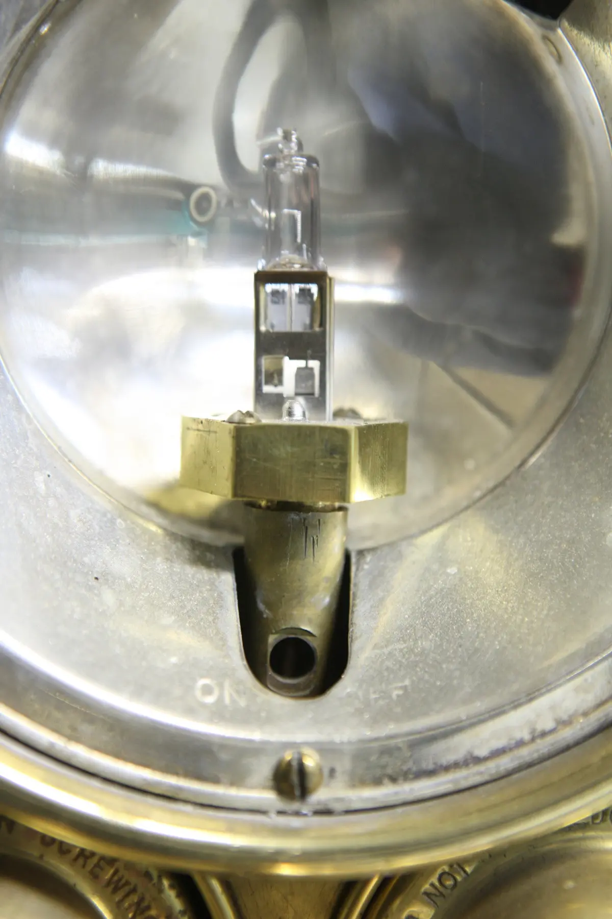 Acetylene To Halogen Headlamp Adapter 1