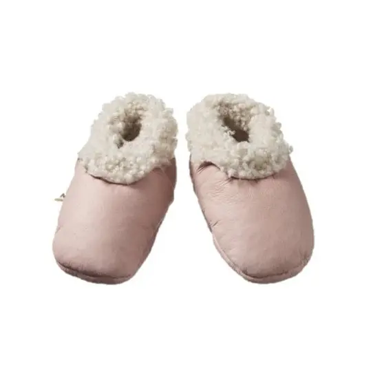 Nature Baby - Lambskin Booties - Rose Bud 1