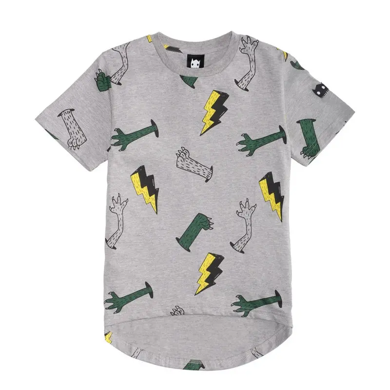 Band Of Boys - Ss Tee Monster Yardage - Marle Grey 1
