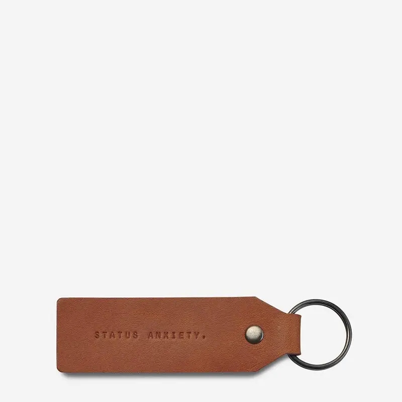 Status Anxiety - If I Stay Keyring - Camel 1