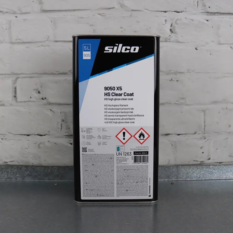 Silco 9050 Xs Hs Clear Coat (5 Litres) 1
