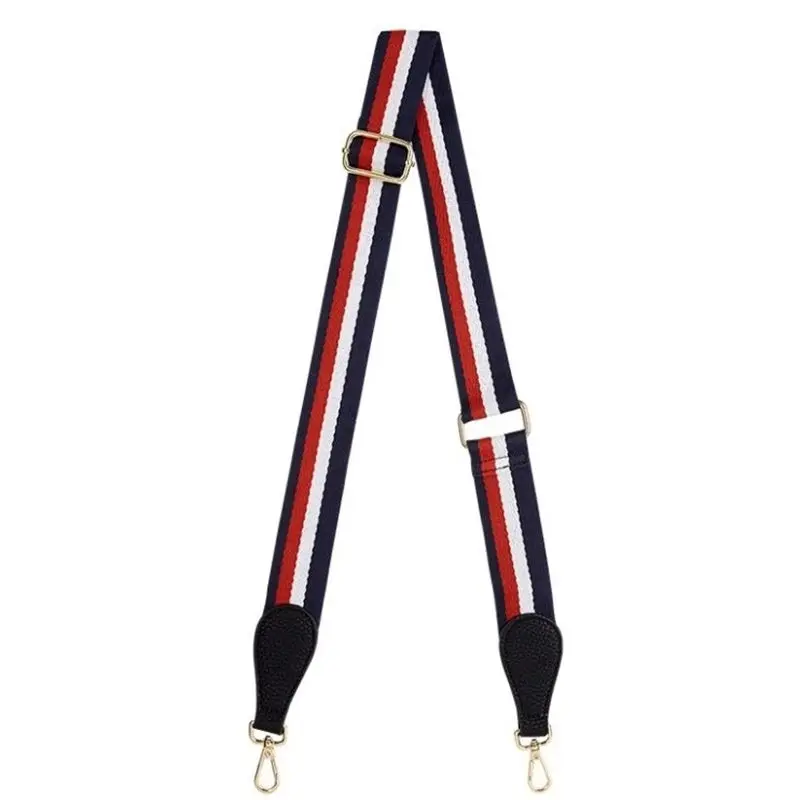Elms + King - Accent Strap - Navy Tri Colour W/ Black Tab 1