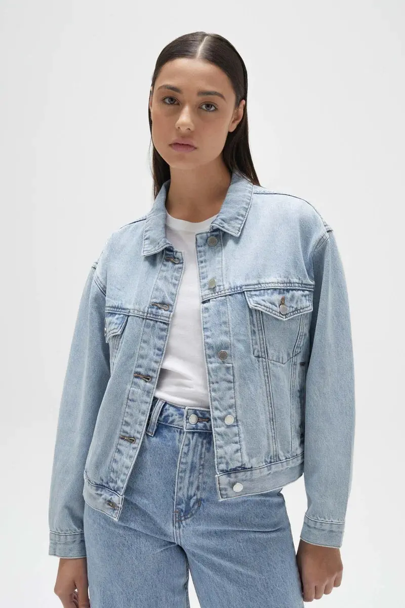 Assembly Label - Relaxed Denim Jacket - Light Stone 1