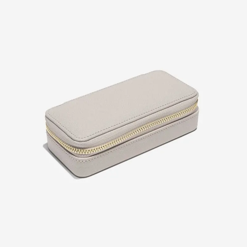 Stackers - Medium Zipped Jewellery Box - Taupe 1