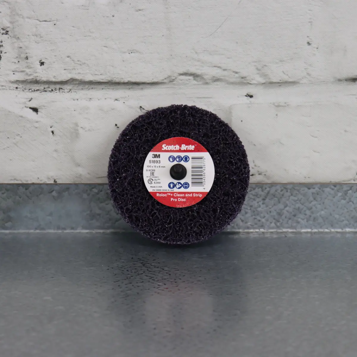 3M Purple Scotch-Brite Roloc Clean And Strip Disc (100 X 13Mm) 1