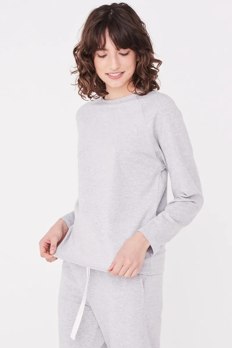 Assembly Label - Kin Fleece Top - Grey Marle 2