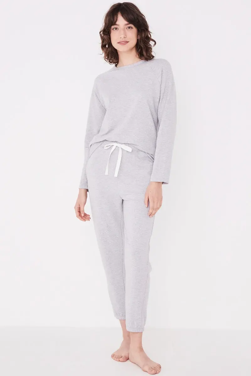 Assembly Label - Kin Fleece Top - Grey Marle 4
