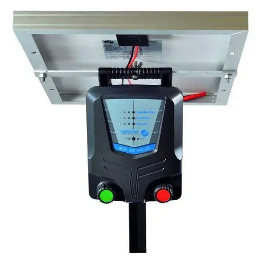 Nemtek Agri 25Km Solar Energizer With 20W Solar Panel 1
