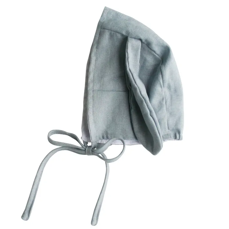 Alimrose - Bobby Bunny Bonnet Grey Linen 1