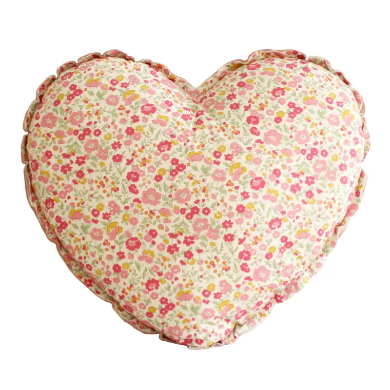 Alimrose - Heart Cushion Blush & Rose Garden 1
