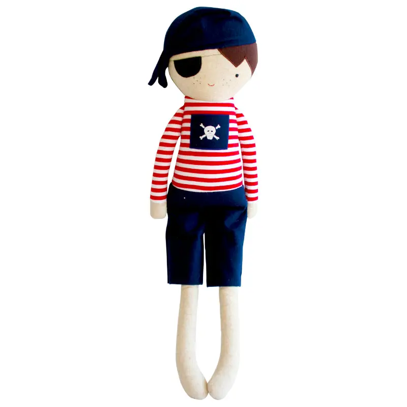 Alimrose - Linen Pirate Boy 50Cm Navy 1