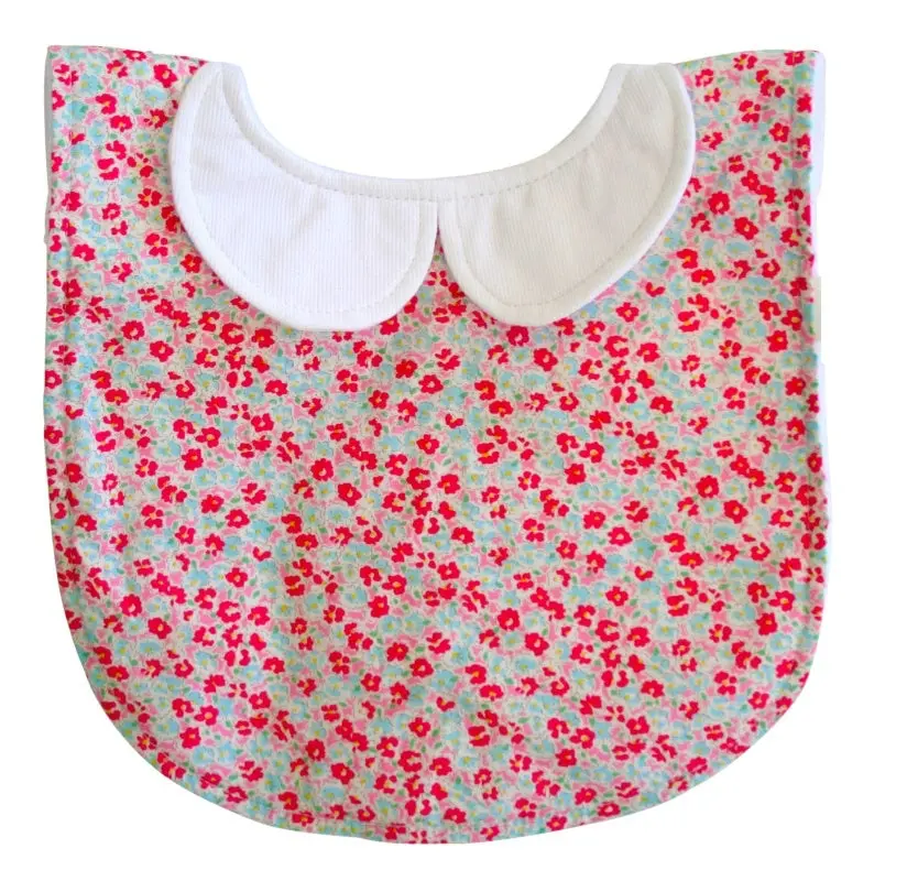 Alimrose - Peter Pan Collar Bib Sweet Floral 1