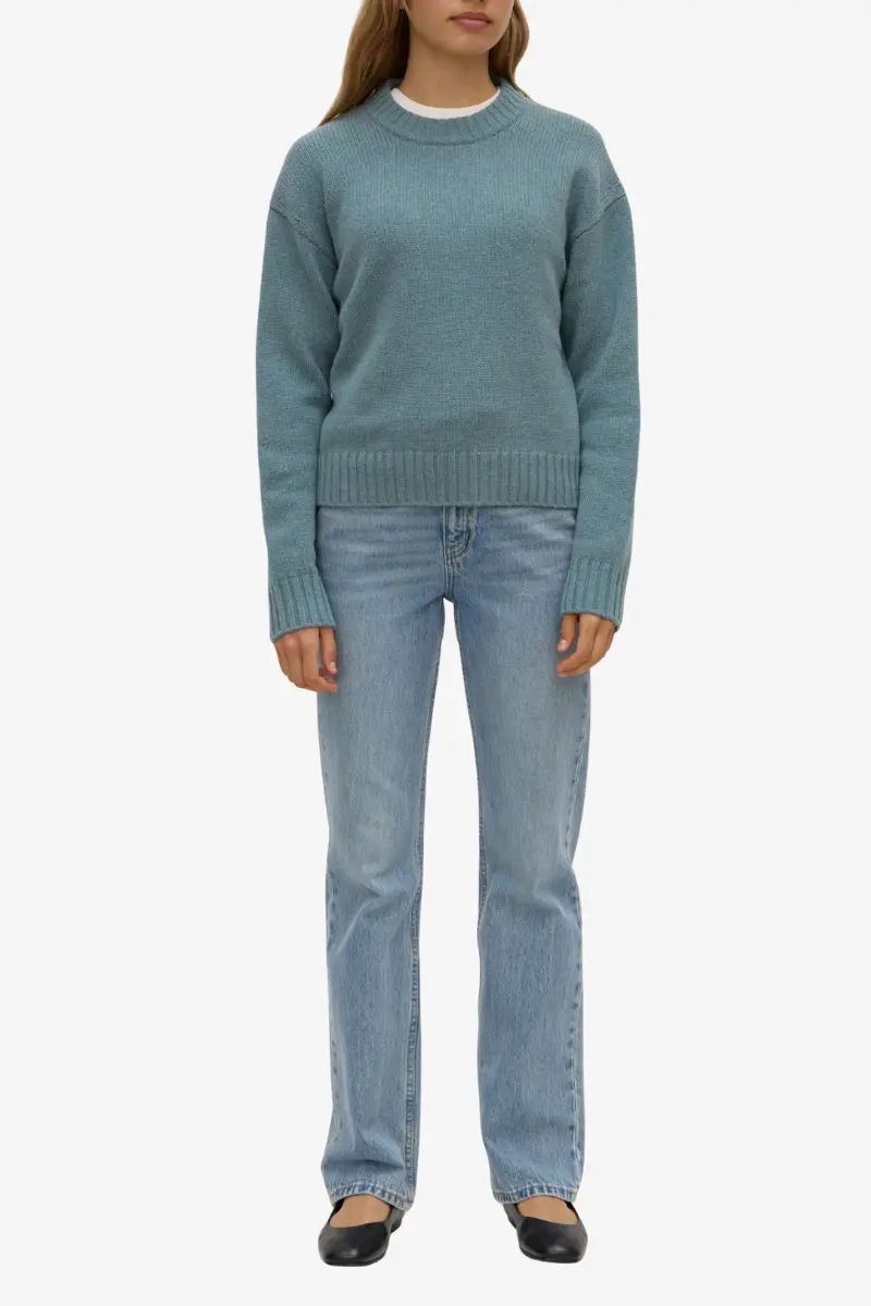 Assembly Label - Beau Wool Merino Knit - Peak Marle 1
