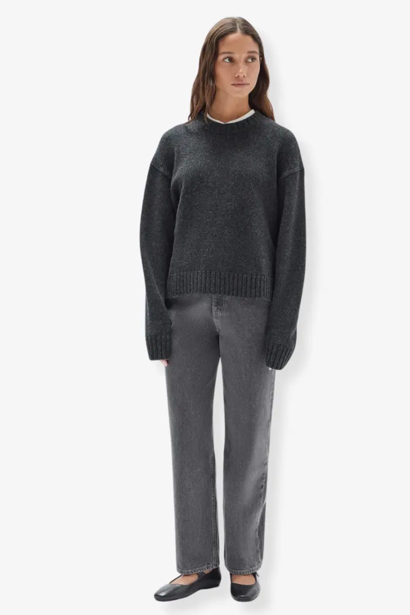 Assembly Label - Chlo Knit Jumper - Grey Marle 1