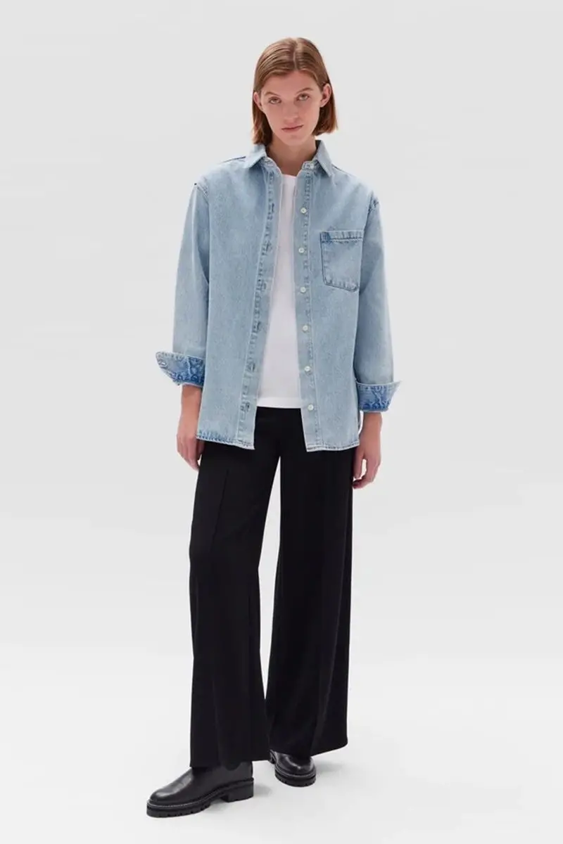 Assembly Label - Denim Overshirt - Light Stone 1