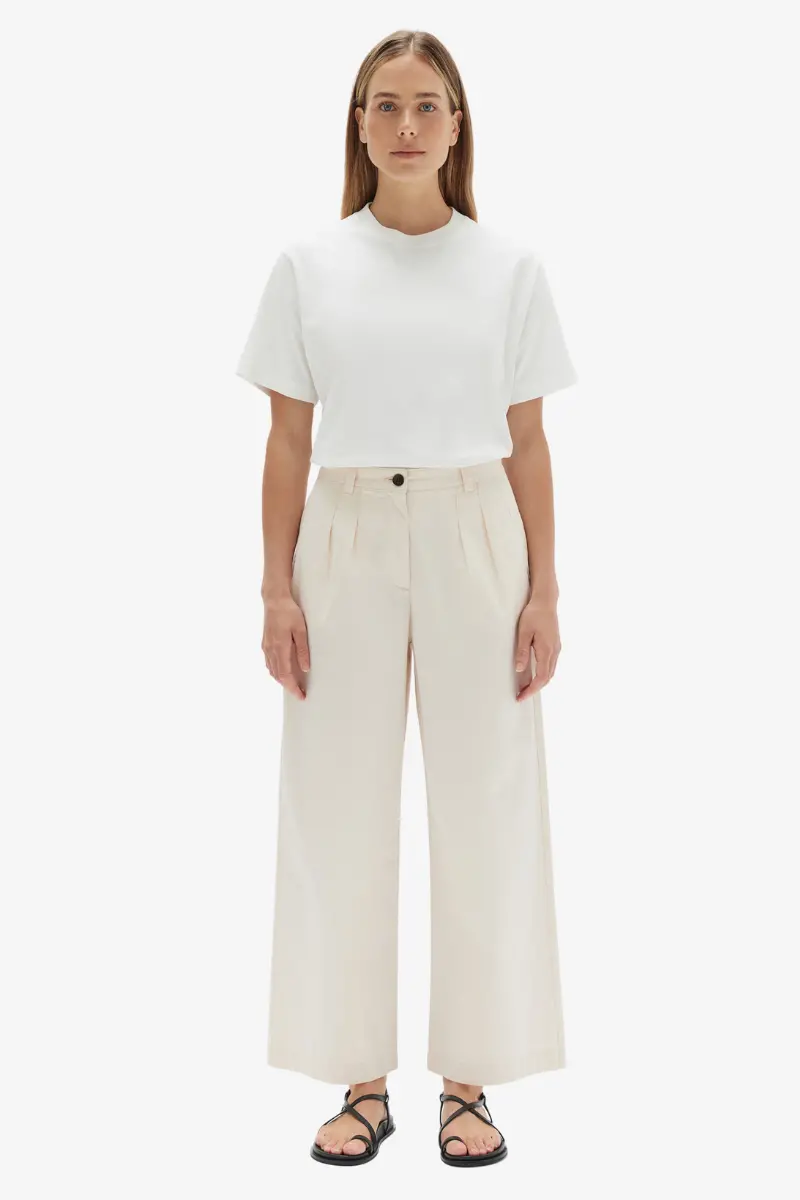 Assembly Label - Haven Twill Pant - Cream 1