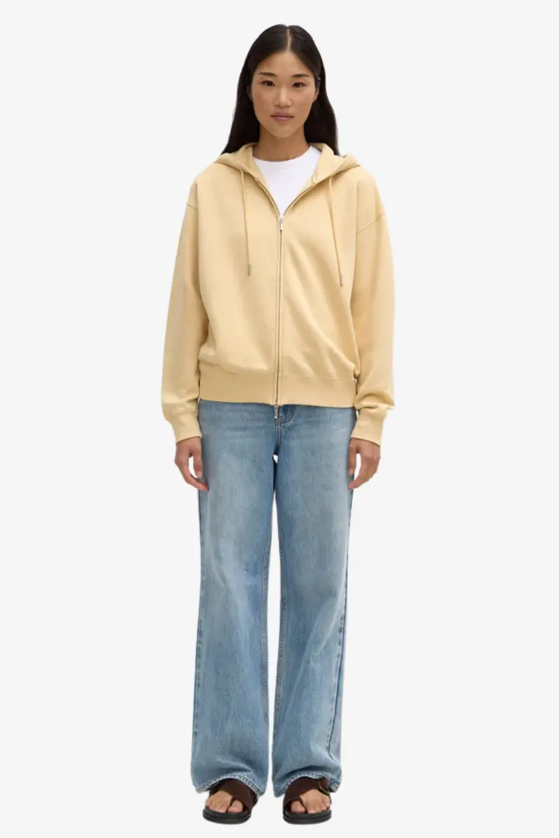 Assembly Label - Lousia Hooded Zip Sweater - Chamomile 1