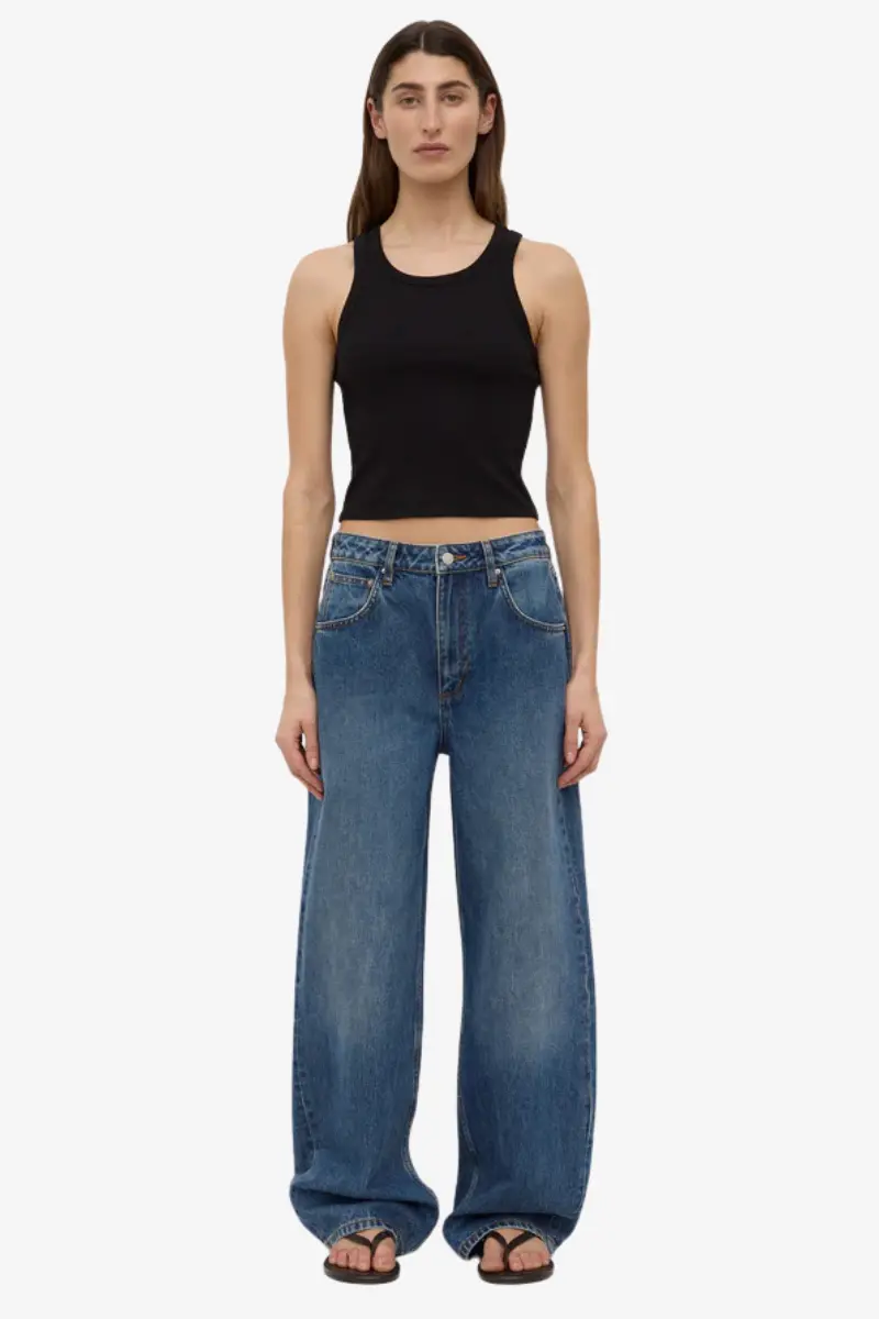 Assembly Label - Low Curve Mid Rise Jean - Mid Blue 1