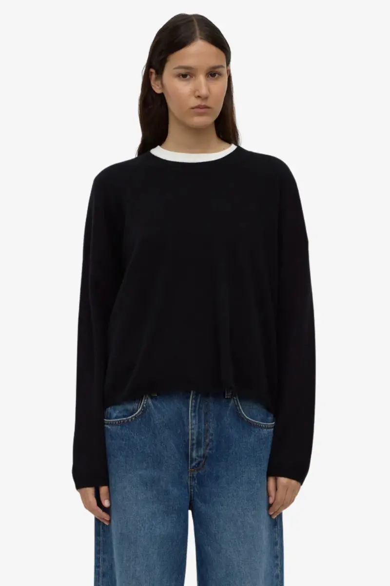 Assembly Label - Odelle Cashmere Knit - Black 1