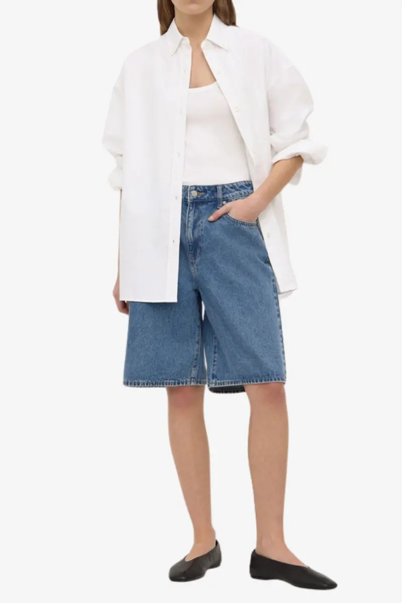 Assembly Label - Ollie Oxford L/S Shirt - White 1