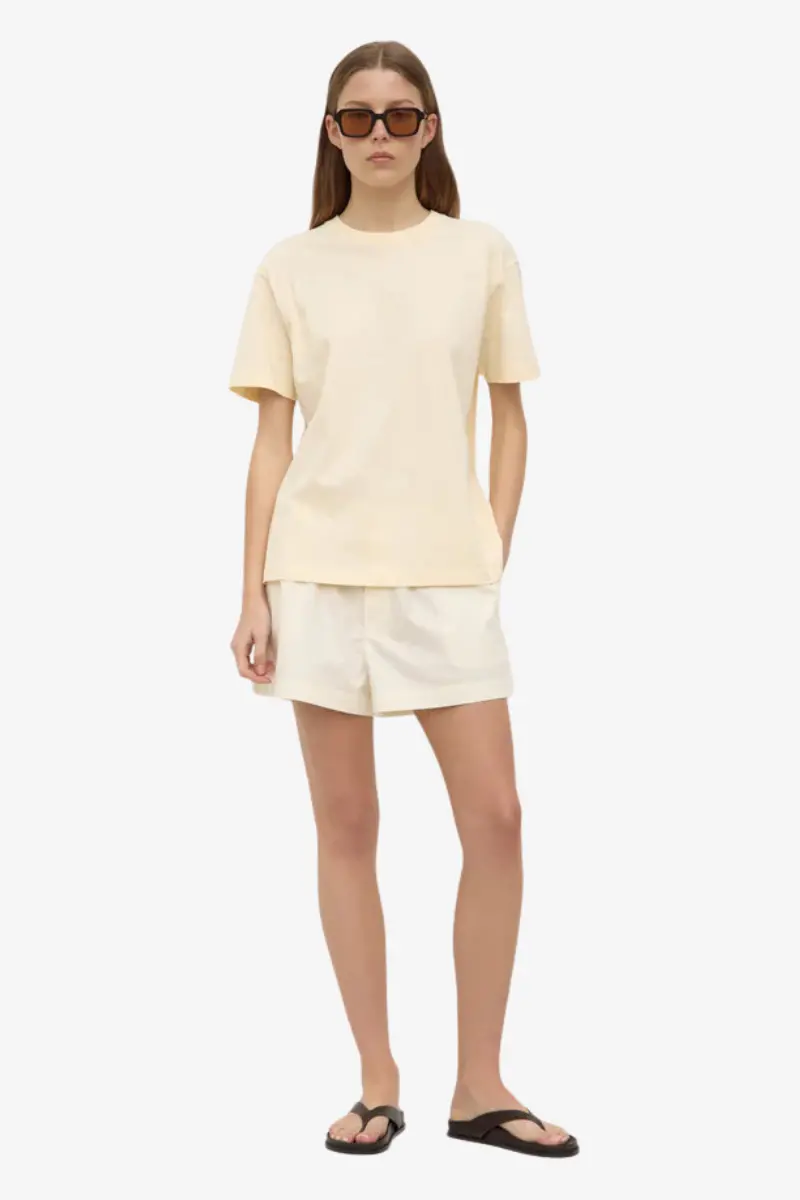 Assembly Label - Organic Base Tee - Butter 1