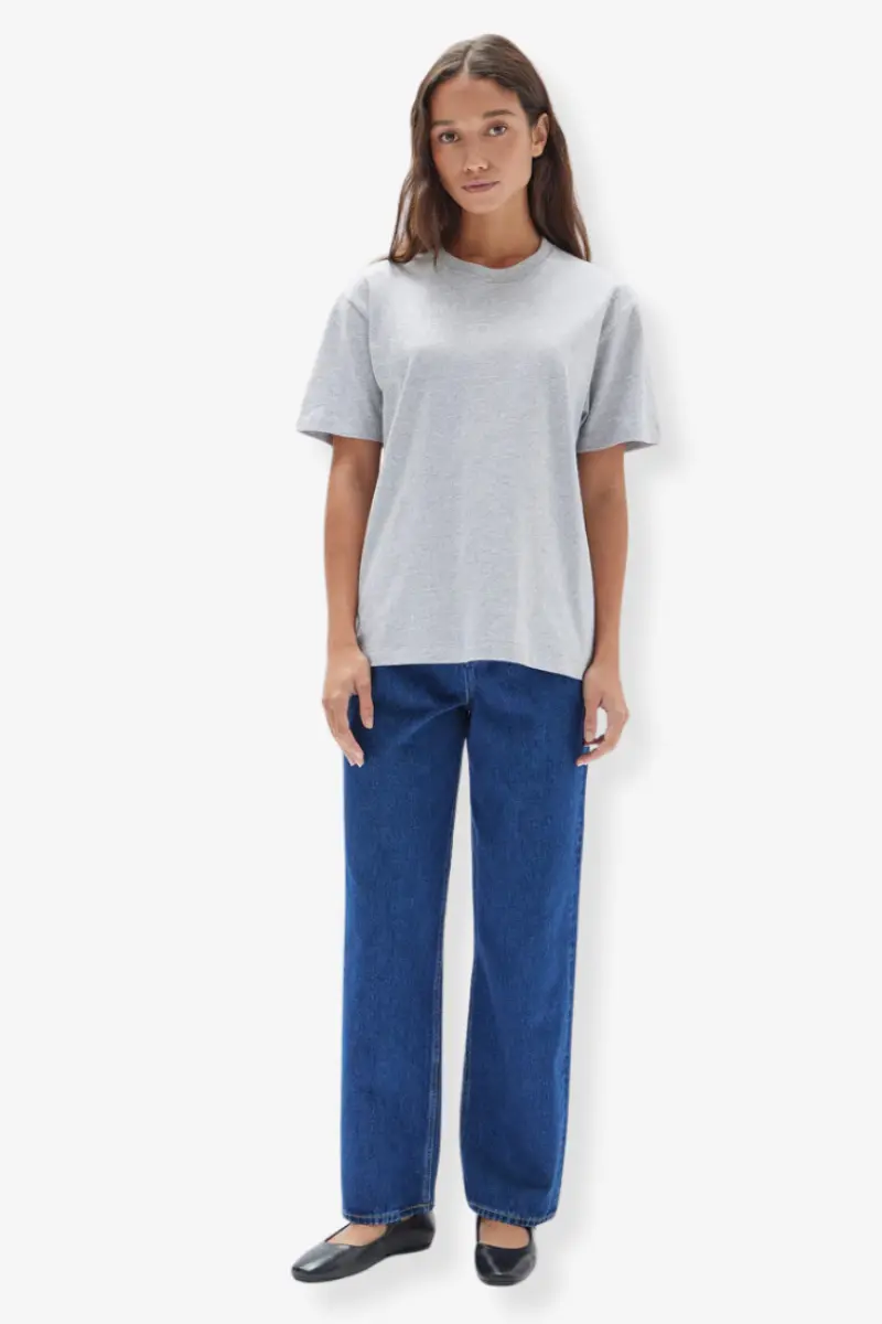 Assembly Label - Organic Base Tee - Grey Marle 1