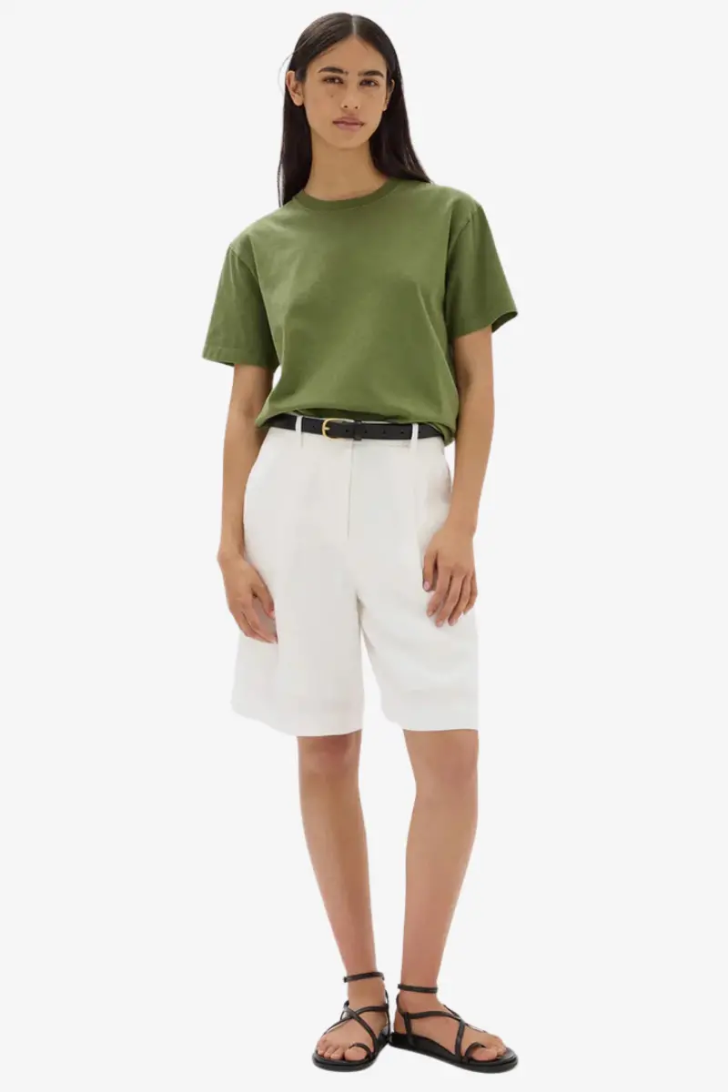 Assembly Label - Organic Base Tee - Pandan 1