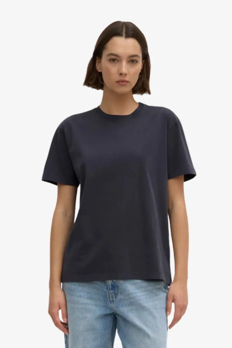 Assembly Label - Organic Base Tee - True Navy 1
