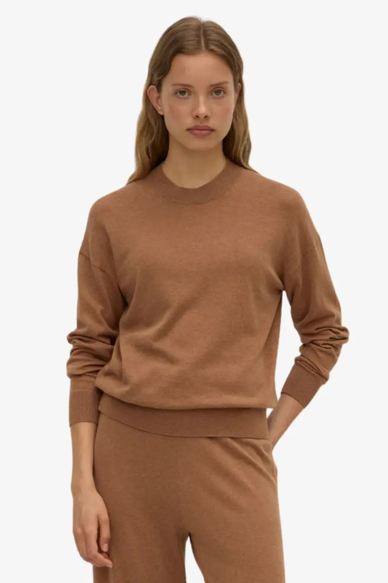 Assembly Label - Cotton Cashmere Knit- Fawn 1
