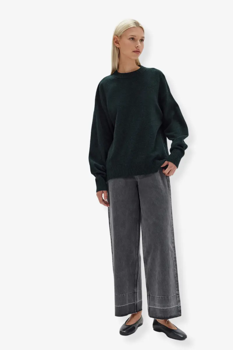 Assembly Label - Iris Knit - Forest 1