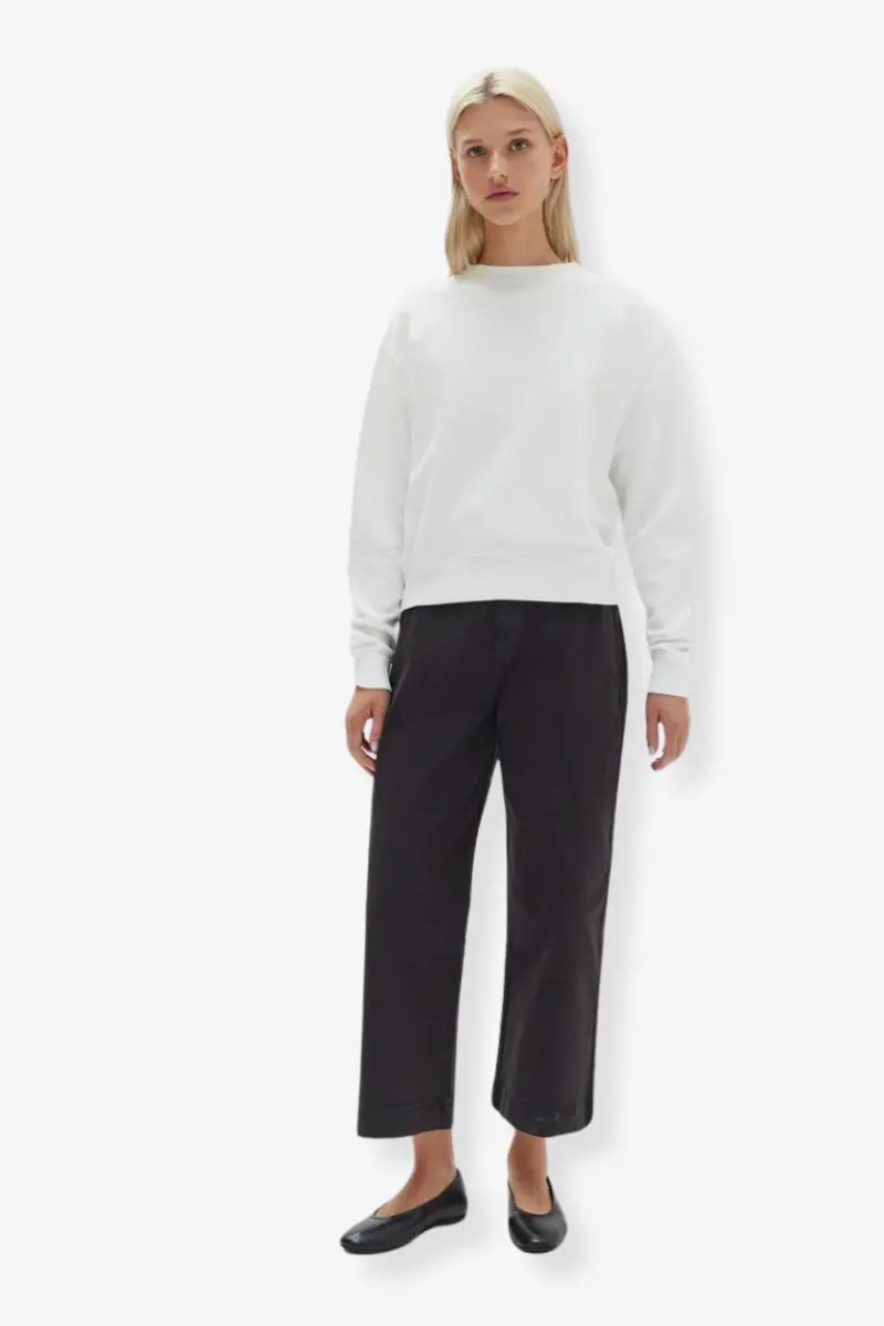 Assembly Label - Paloma Organic Terry Crew - Antique White 1