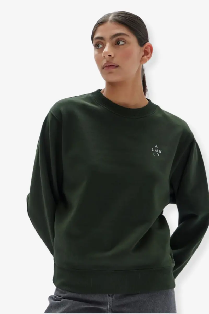 Assembly Label - Womens Stacked Fleece - Forest 1