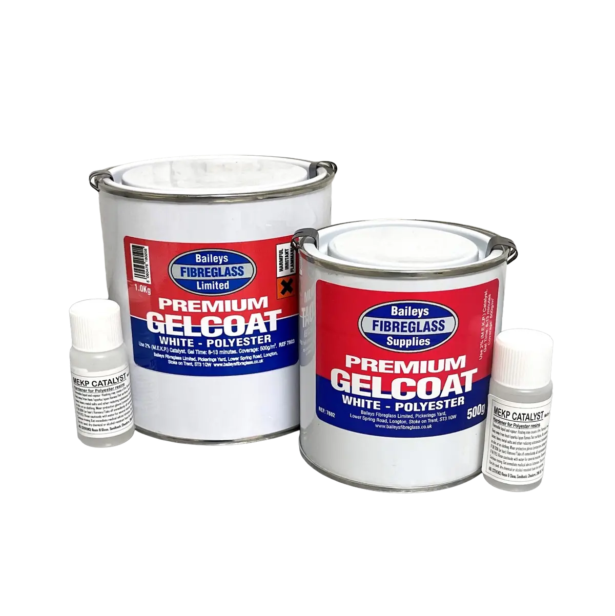 Baileys Fibreglass Gel Coat Brilliant White 1