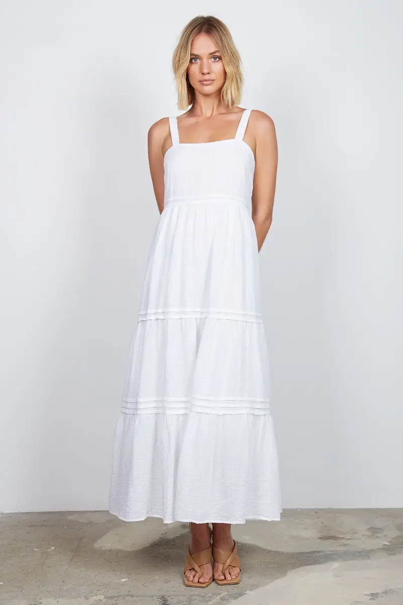 Wish - Balmoral Midi Dress - White 1