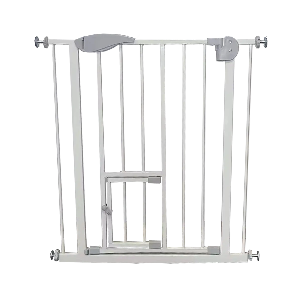 Reja De Seguridad Bebe Puerta Mascota Doble Seguro 75 A 82 Cm 1